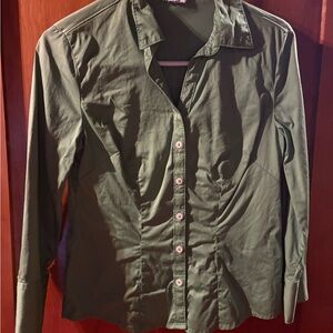 Banana Republic Sage Green Blouse